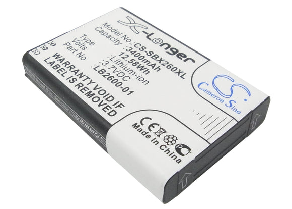Battery for 4G Systems XSBox GO plus LB2600-01 3.7V Li-ion 3400mAh / 12.58Wh
