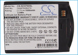 Battery for Samsung SCH-I760 ABC760ADZBSTD, ABCI760ADZ, SAM760BATX 3.7V Li-ion 1