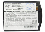 Battery for Verizon SCH-I760 ABCI760FDZ 3.7V Li-ion 2500mAh / 9.25Wh