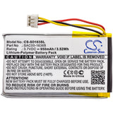 Battery for SportDog Train Receiver SAC00-16365 3.7V Li-Polymer 950mAh / 3.52Wh