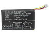Battery for SportDOG TEK-H SAC54-13815 3.7V Li-Polymer 1900mAh / 7.03Wh