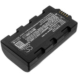 Battery for Sokkia Juniper Mesa Field 20545, 61117 7.4V Li-ion 3400mAh / 25.16Wh
