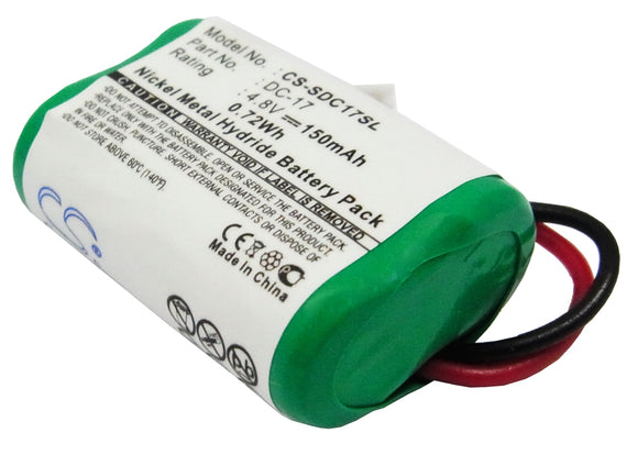 Battery for Dogtra FieldTrainer SD-400 SDT00-11907 4.8V Ni-MH 150mAh / 0.72Wh