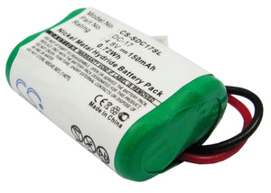 Battery for KINETIC MH120AAAL4GC MH120AAAL4GC 4.8V Ni-MH 150mAh / 0.72Wh