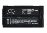 Battery for Sokkia SET230RK BDC46A, BDC46B, BDC58, BDC-58, BDC70, BDC-70, BLI-SR