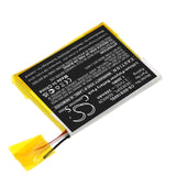 Battery for Sandisk Clip Jam  363830PL, SDMX26 3.7V Li-Polymer 350mAh / 1.30Wh