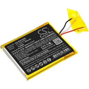 Battery for Sandisk SDMX18R-004GR-A57 PR-303038PL 3.7V Li-Polymer 260mAh / 0.96W