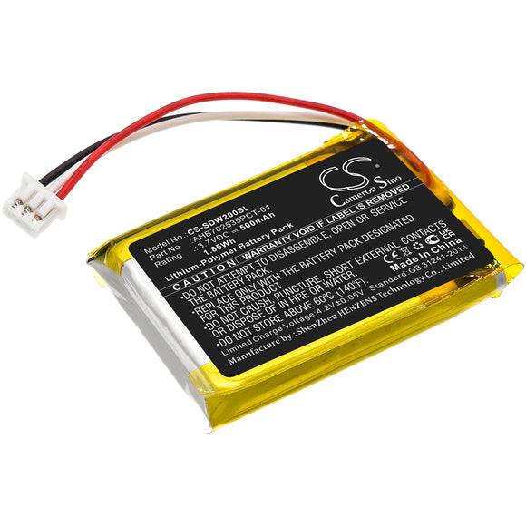 Battery for Sennheiser Momentum True Wireless MTW AHB702535PCT-01 3.7V Li-Polyme