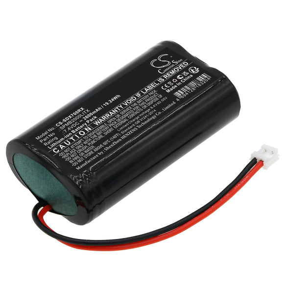 Battery for Spektrum Transmitter DX7S  SPMB2000LITX 7.4V Li-ion 2600mAh / 19.24W