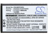 Battery for Swissvoice ePure Dou 043048, C0487, SV20405855 3.7V Li-ion 900mAh / 