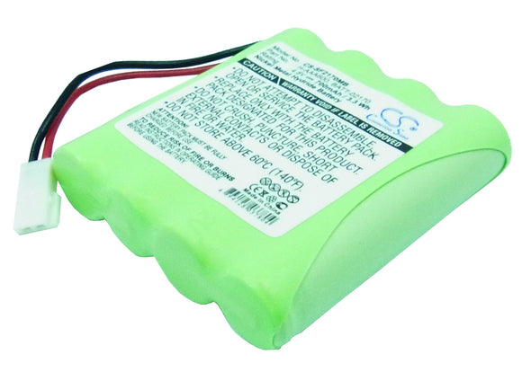 Battery for Summer H-AAA600 BATT-02170, H-AAA600 4.8V Ni-MH 700mAh / 3.36Wh