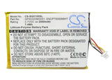 Battery for SkyGolf SkyCaddie SGXw ENCPT505068HT, GPS0320MG051 3.7V Li-Polymer 2