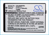 Battery for Sharp AQUOS SHOT 002SH SHBDK1 3.7V Li-ion 750mAh