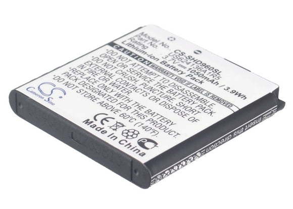Battery for Action HDMax Extreme 3.7V Li-ion 1050mAh / 3.89Wh
