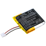 Battery for Sennheiser DW 10 AHB552826TPC 3.7V Li-Polymer 360mAh / 1.33Wh