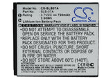 Battery for Samsung ST500 SLB-07A 3.7V Li-ion 720mAh