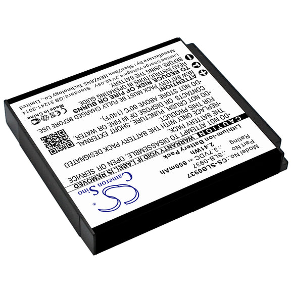 Battery for Samsung i8 SLB-0937 3.7V Li-ion 650mAh