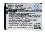Battery for Samsung HZ15 EA-SLB11A, SLB11A, SLB-11A 3.7V Li-ion 1050mAh / 3.9Wh
