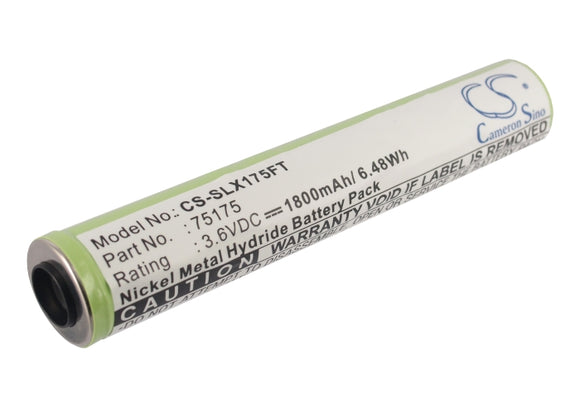 Battery for Streamlight Polystinger Flashlights 75175 3.6V Ni-MH 1800mAh / 6.48W