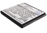 Battery for Samsung GT-B9388 EB645247LL, EB645247LU 3.7V Li-ion 1250mAh / 4.62Wh