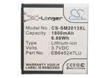Battery for Samsung GT-B9388 EB645247LL, EB645247LU 3.7V Li-ion 1800mAh / 6.66Wh