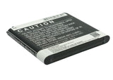 Battery for Samsung Uniscope U B190AC, B190AE 3.8V Li-ion 1700mAh / 6.46Wh