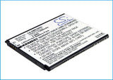 Battery for Samsung GT-I8160P EB425161LA, EB425161LU 3.7V Li-ion 1200mAh / 4.44W