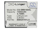 Battery for Samsung Galaxy Ace II x EB425161LA, EB425161LU 3.8V Li-ion 1500mAh /