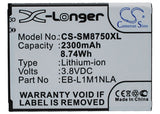 Battery for Samsung ATIV S EB-L1M1NLA, EB-L1M1NLU 3.8V Li-ion 2300mAh / 8.74Wh