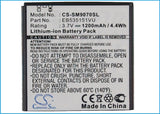 Battery for Samsung SGH-W789 EB535151VU, EB535151VUBSTD 3.7V Li-ion 1200mAh / 4.