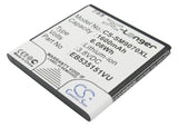Battery for Samsung Galaxy S Advance EB535151VU, EB535151VUBSTD 3.8V Li-ion 1600