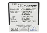 Battery for Samsung SGH-W789 EB535151VU, EB535151VUBSTD 3.8V Li-ion 1600mAh / 6.