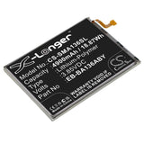 Battery for Samsung SM-A136M/DS  EB-BA136ABY, GH82-27431A 3.85V Li-Polymer 4900m