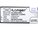 Battery for Samsung SM-A310F/DS EB-BA310ABE, GH43-04562A 3.85V Li-ion 2300mAh / 
