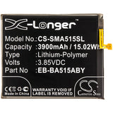 Battery for Samsung SM-A515F-DSN EB-BA515ABE, EB-BA515ABY 3.85V Li-Polymer 3900m
