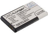 Battery for Samsung Rugby II A847 AB663450BA, AB663450BABSTD 3.7V Li-ion 1300mAh