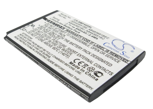 Battery for Samsung Player Light AB463651BC, AB463651BE, AB463651BEC, AB463651BU