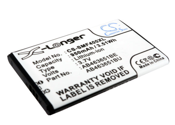 Battery for Samsung Player Light AB463651BC, AB463651BE, AB463651BEC, AB463651BU