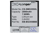 Battery for Samsung SM-G355 EB-BG355BBE 3.8V Li-ion 2000mAh / 7.60Wh