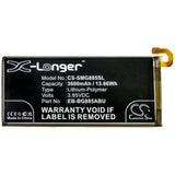 Battery for Samsung SM-G885S EB-BG885ABU 3.85V Li-Polymer 3600mAh / 13.86Wh