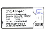Battery for Samsung SM-G903F EB-BG903BBA, EB-BG903BBE, EB-BN903BA, EB-BN903BBE, 