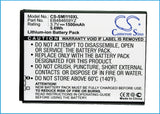 Battery for Verizon Galaxy S i500 EB484659YZ, EB484659YZBSTD, SAMI110BATS 3.7V L