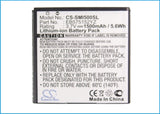 Battery for Verizon Showcase i500 EB575152YZ 3.7V Li-ion 1500mAh / 5.55Wh