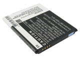 Battery for Samsung Galaxy S3 mini EB-F1M7LU, EB-L1M7FLU 3.8V Li-ion 1500mAh / 5