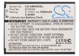 Battery for Samsung GT-I8262 B150AC, B150AE, B185BC, B185BE, GH43-03849A 3.7V Li