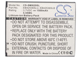 Battery for Samsung GT-I8262D EB425365LB, EB425365LU 3.7V Li-ion 1500mAh / 5.55W