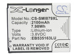 Battery for Samsung GT-I9082I EB535163LA, EB535163LU 3.8V Li-ion 2100mAh / 7.98W