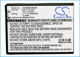 Battery for Samsung Galaxy S2 EB-F1A2GBU, EB-FLA2GBU, EB-L102GBK 3.7V Li-ion 320