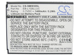 Battery for Samsung SHV-E210S EB585158LP, EB-L1G6LLK, EB-L1G6LLU, EB-L1G6LLUC, E