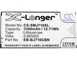 Battery for Samsung Galaxy J7 2016 EB-BJ710CBA, EB-BJ710CBC, EB-BJ710CBE, EB-BJ7